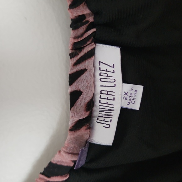 Jennifer Lopez 2x shift style off-the-shoulder Chiffon Dress - Picture 4 of 6